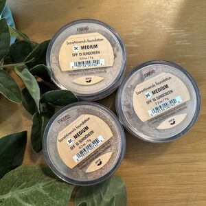 RARE LOT OF 3 ❗️i.d. bare Minerals Foundation 9g 0.3 Oz SPF 15 Medium 2C